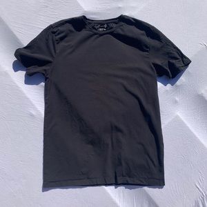 Zara solid basic black tee shirt